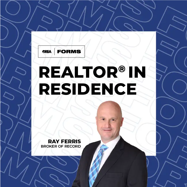 REALTOR IN RESIDENCE Ray Ferris